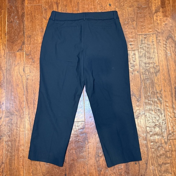 NWT J. Crew Crochet-Trimmed Pleated Trouser Item AQ778 Sz 14 Black - Picture 7 of 15